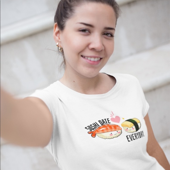 Sushi date cotton shirt by gilden - Picture 3 of 4